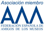 Entrada al sitio web de la Federaci&oacute;n Espa&ntilde;ola de Amigos de los Museos.